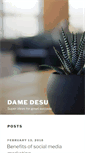 Mobile Screenshot of damedesu-orz.org